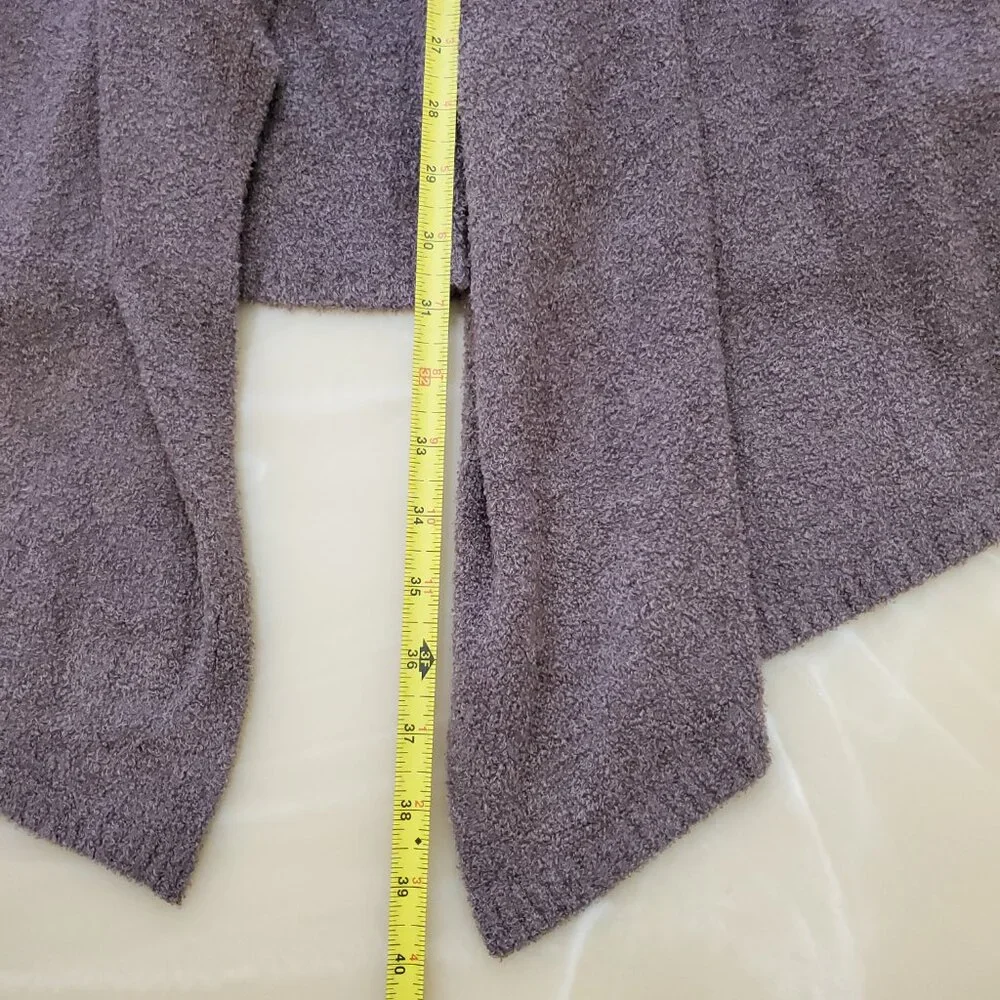 Barefoot Dreams Cozy Chic Calypso Women's Cardigan Sweater Mocha Brown S/M